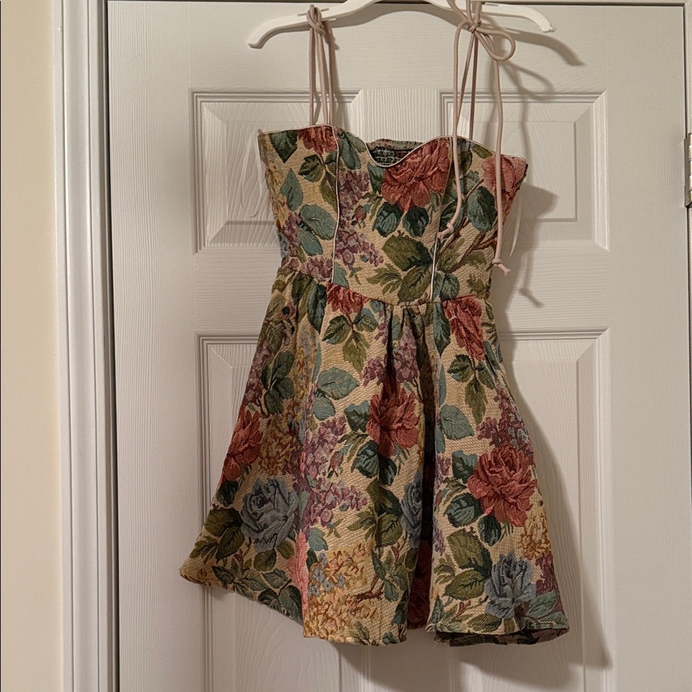 Floral Tapestry Dress